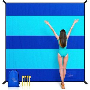 Diveblues Extra Large Beach Blanket, Sand Free, Large Oversized Camping Mat